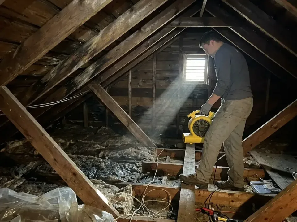 attic-water-damage-drying-proc-007 — frequently asked questions, Emergency Water Extraction & 24/7 Flood Response in Fronten…